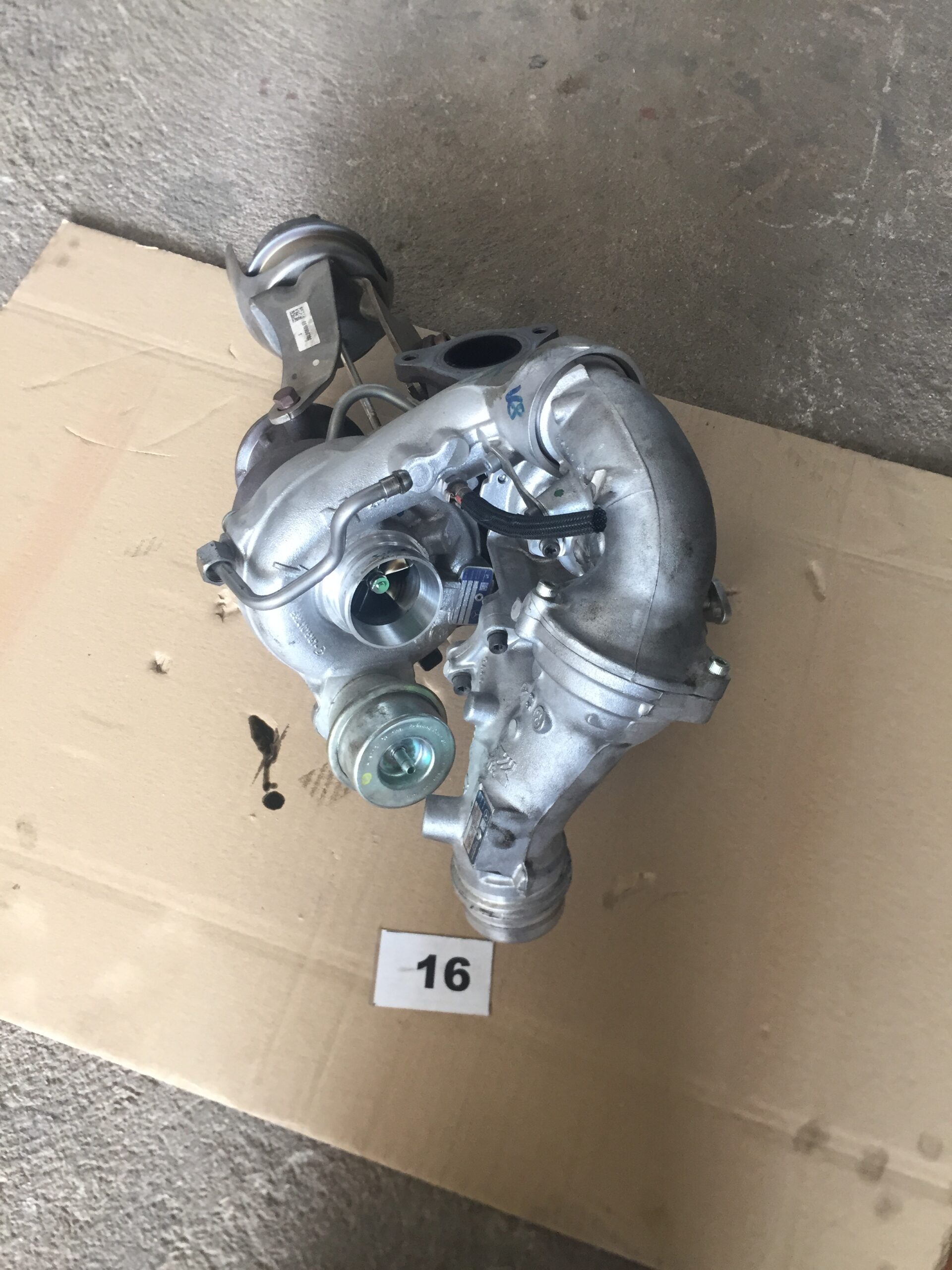 TURBINA TURBOCOMPRESSORE MERCEDES CLASSE C 2.2 BITURBO ANNO 2011 1
