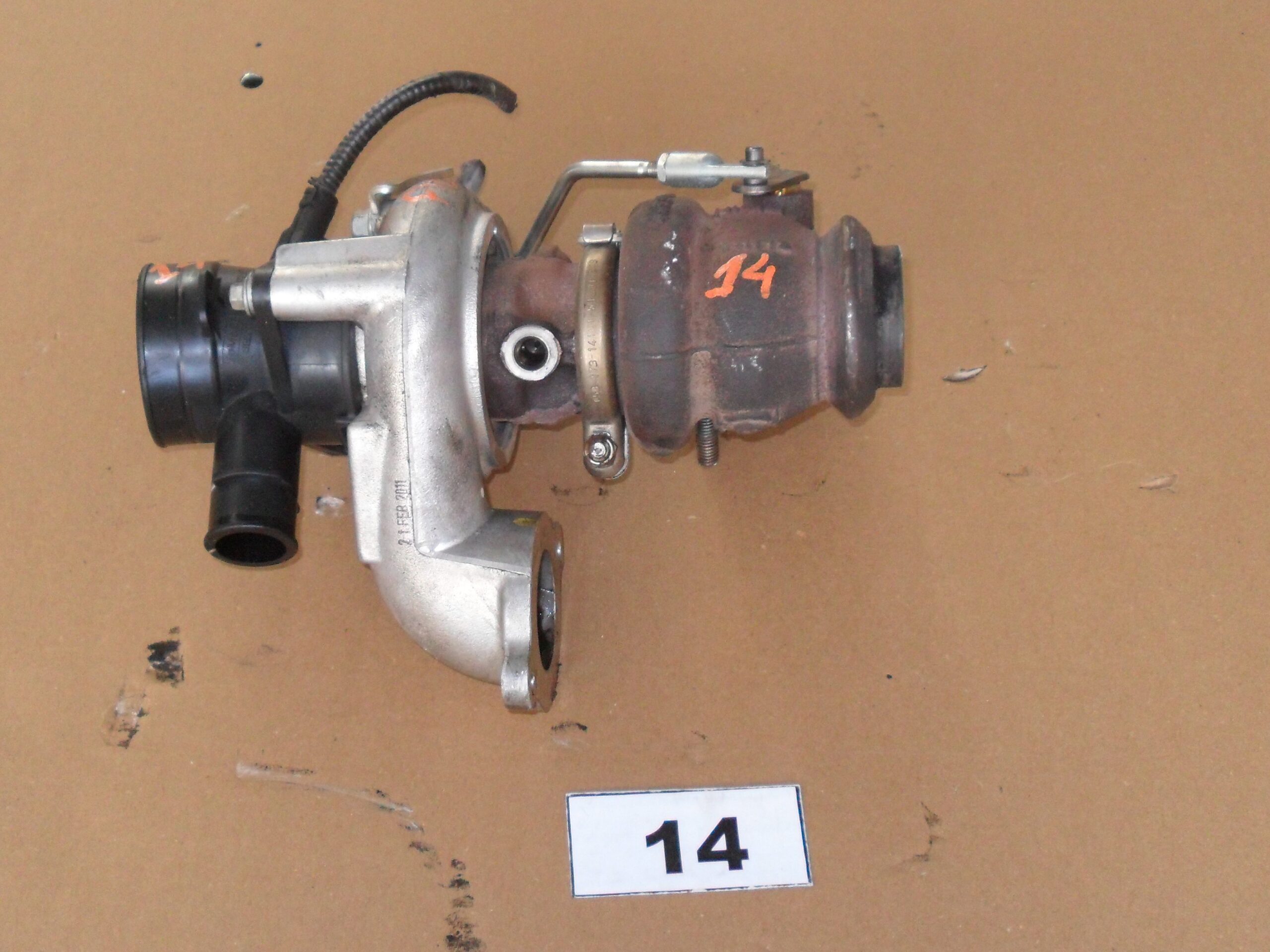 TURBINA FORD FIESTA 1.4 DIESEL ANNO 2009 1