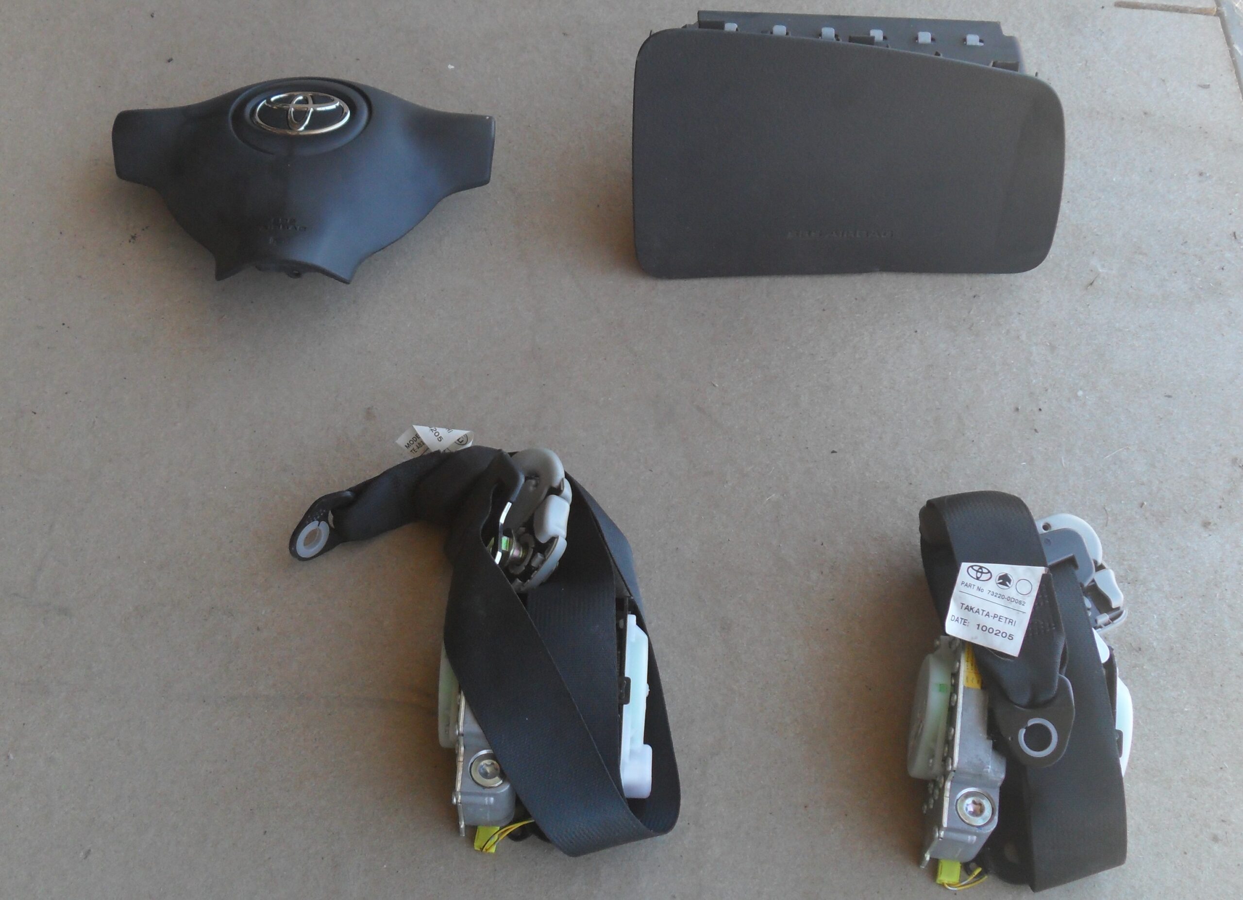 KIT AIRBAG TOYOTA YARIS ANNO 2004 1
