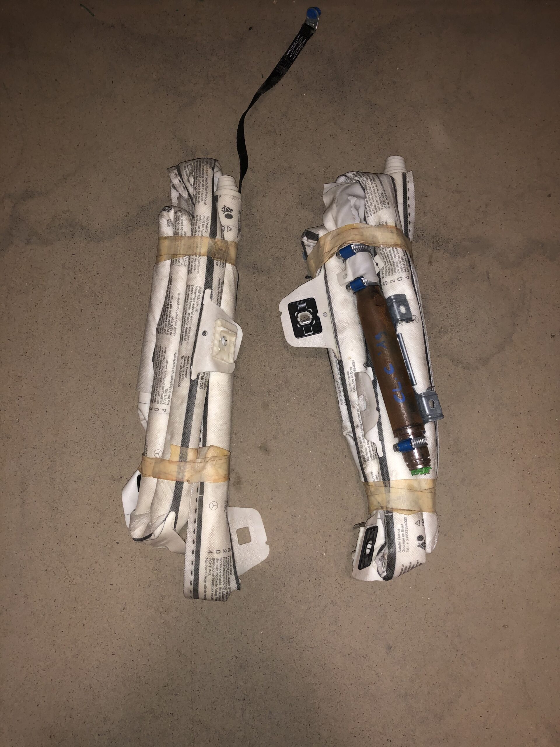 AIRBAG TENDINA DESTRO - SINISTRO MERCEDES CLASSE C 2 AIRBAG TENDINA DESTRO - SINISTRO MERCEDES CLASSE C 1