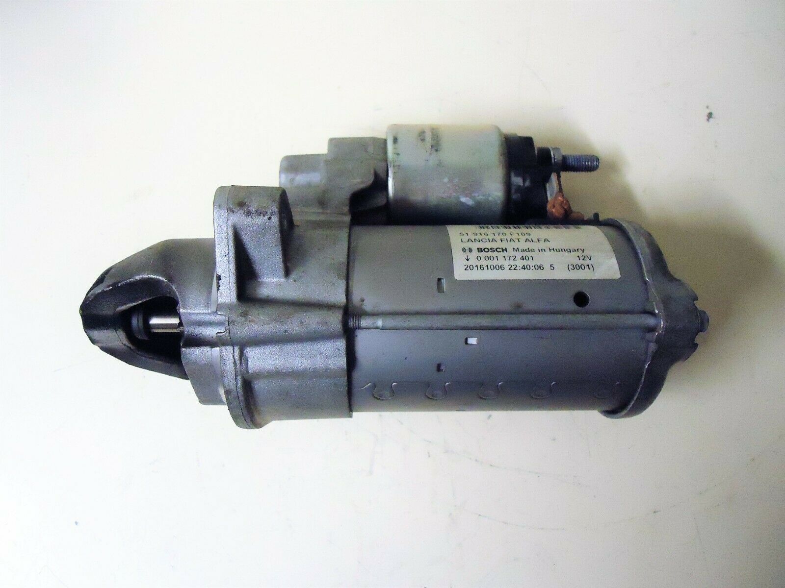 MOTORINO AVVIAMENTO FIAT 500 - TIPO - 500X - PANDA 1.3 DIESEL ANNO 2016 2 MOTORINO AVVIAMENTO FIAT 500 - TIPO - 500X - PANDA 1.3 DIESEL ANNO 2016 1