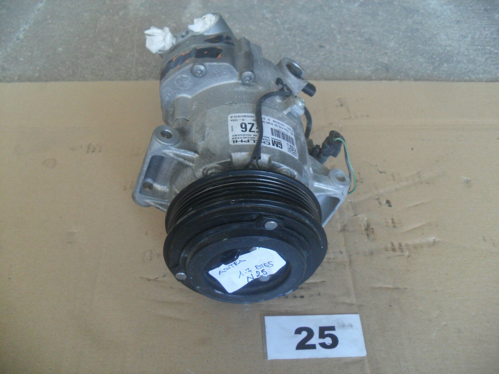 COMPRESSORE ARIA CONDIZIONATA OPEL ASTRA 1.7 DIESEL ANNO 2012 2 COMPRESSORE ARIA CONDIZIONATA OPEL ASTRA 1.7 DIESEL ANNO 2012 1